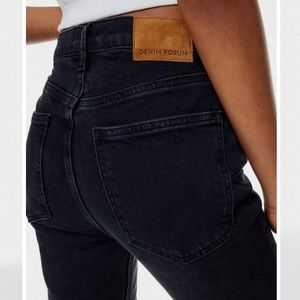 Yoko high slim cigarette jeans in Black Size 26